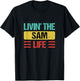 Sam Name T-Shirt - T-Shirt | Black