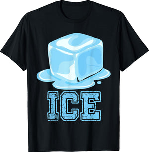Fire and Ice matching Halloween costume for couples teens T-Shirt - T-Shirt | Black