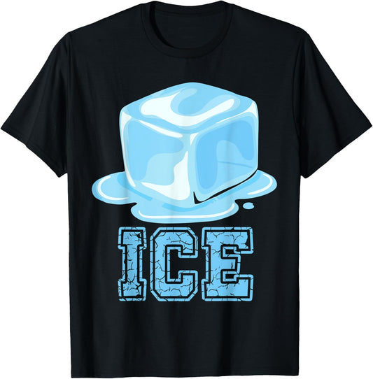 Fire and Ice matching Halloween costume for couples teens T-Shirt - T-Shirt | Black