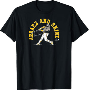 Luis Arraez - Arraez and Shine - San Diego Baseball T-Shirt - T-Shirt | Black