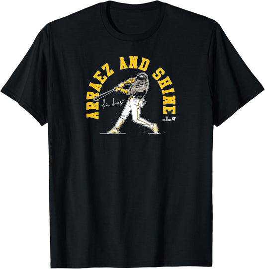 Luis Arraez - Arraez and Shine - San Diego Baseball T-Shirt - T-Shirt | Black