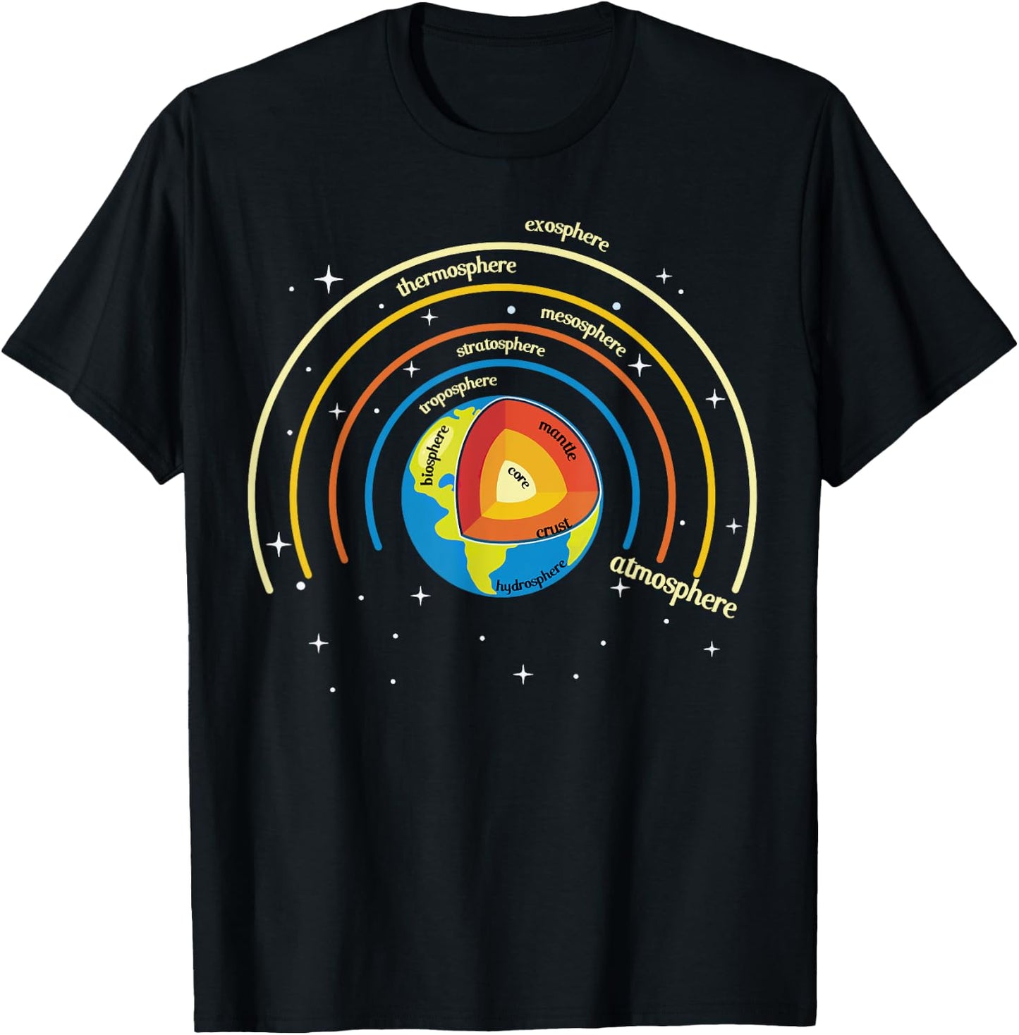 Classical Conversations Cycle 1 Earth Science Homeschool T-Shirt - T-Shirt | Black