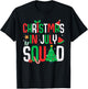 Christmas In July Squad Funny Summer Beach Vacation Xmas T-Shirt - T-Shirt | Black