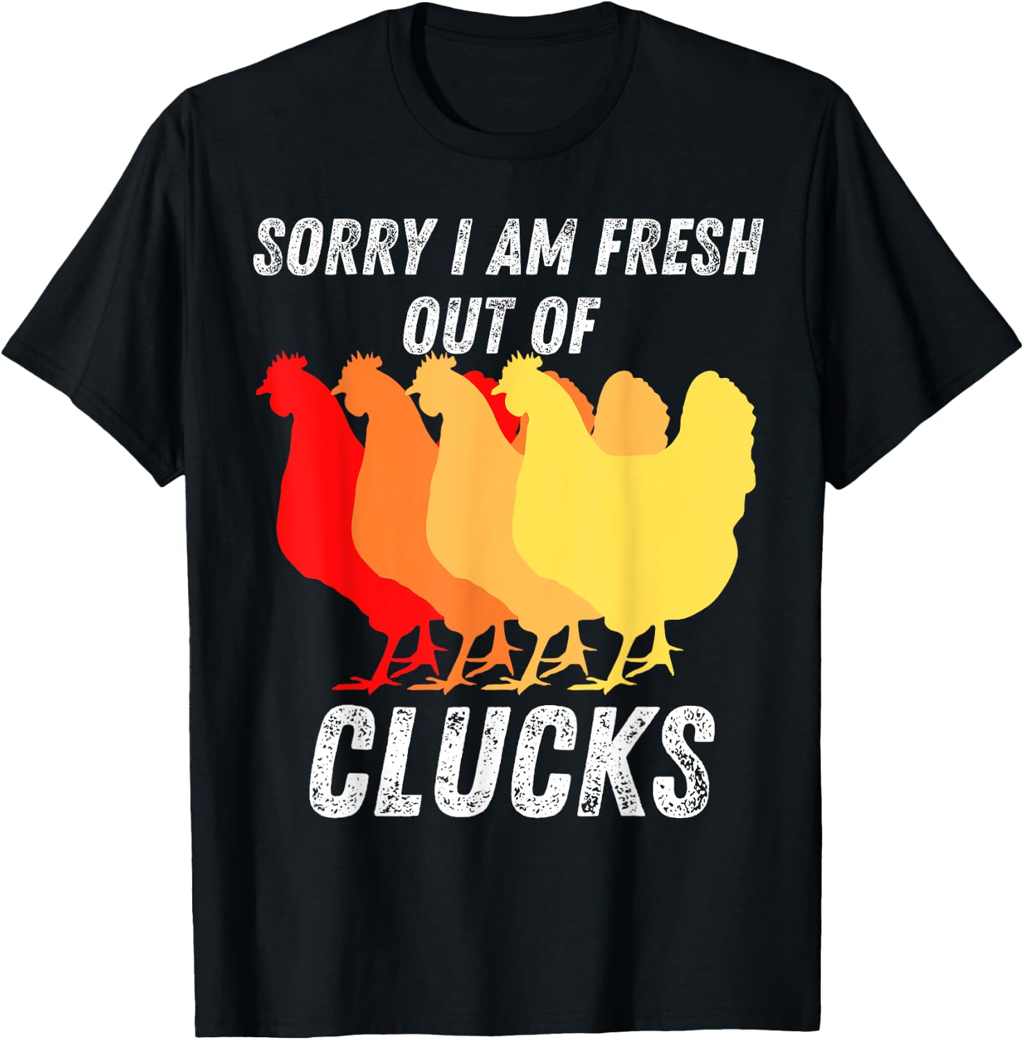 I Dont Give a Cluck shirt for Chicken Lover Funny Chicken T-Shirt - T-Shirt | Black