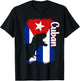 Boys Cubanita Cuba Flag Cuban Dino Kids Hispanic Heritage T-Shirt - T-Shirt | Black