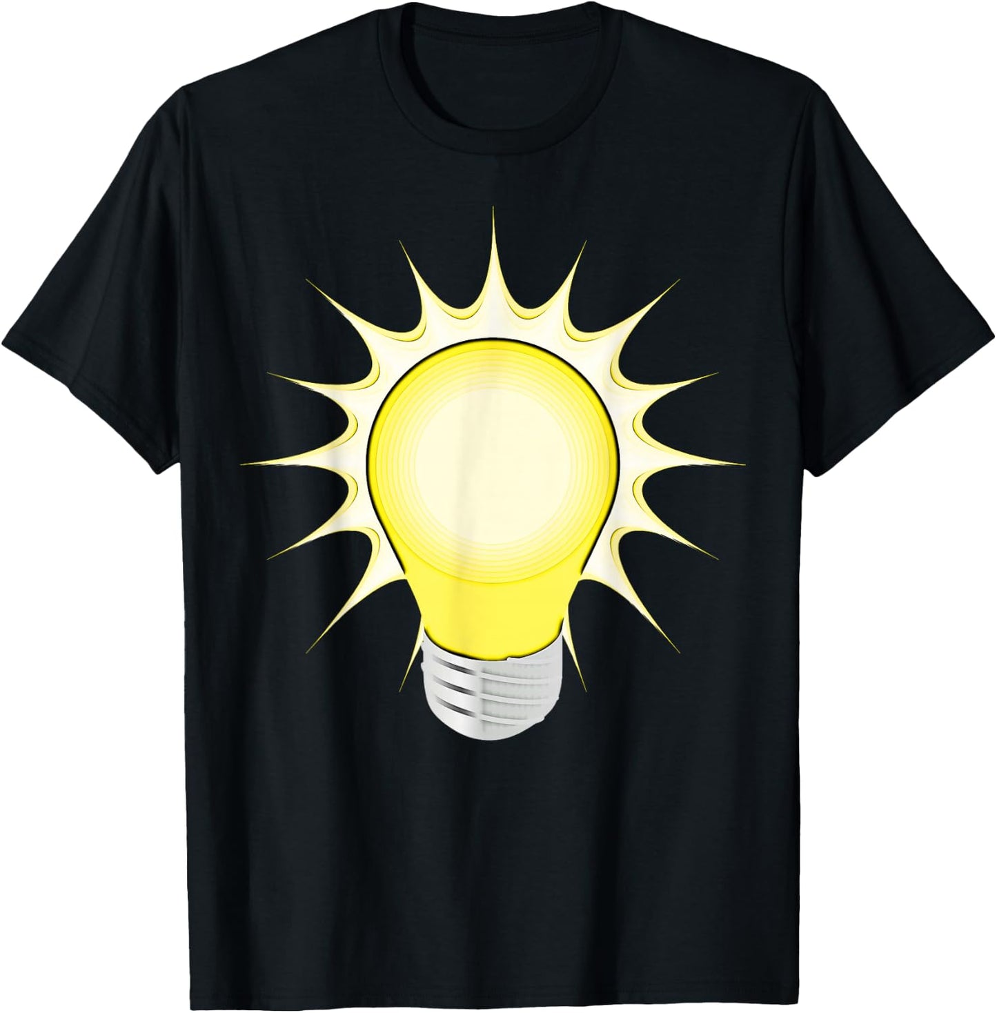 Lightbulb - Light Bulb Idea Shirt T-Shirt - T-Shirt | Black