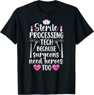 Sterile Processing Tech Best Sterile Processing Technician T-Shirt - T-Shirt | Black