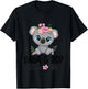 Kids Yaya And Pop Granddaughter Koala T-Shirt - T-Shirt | Black
