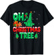 Oh Christmas Tree Xmas Pulmonology Respiratory Therapist T-Shirt - T-Shirt | Black