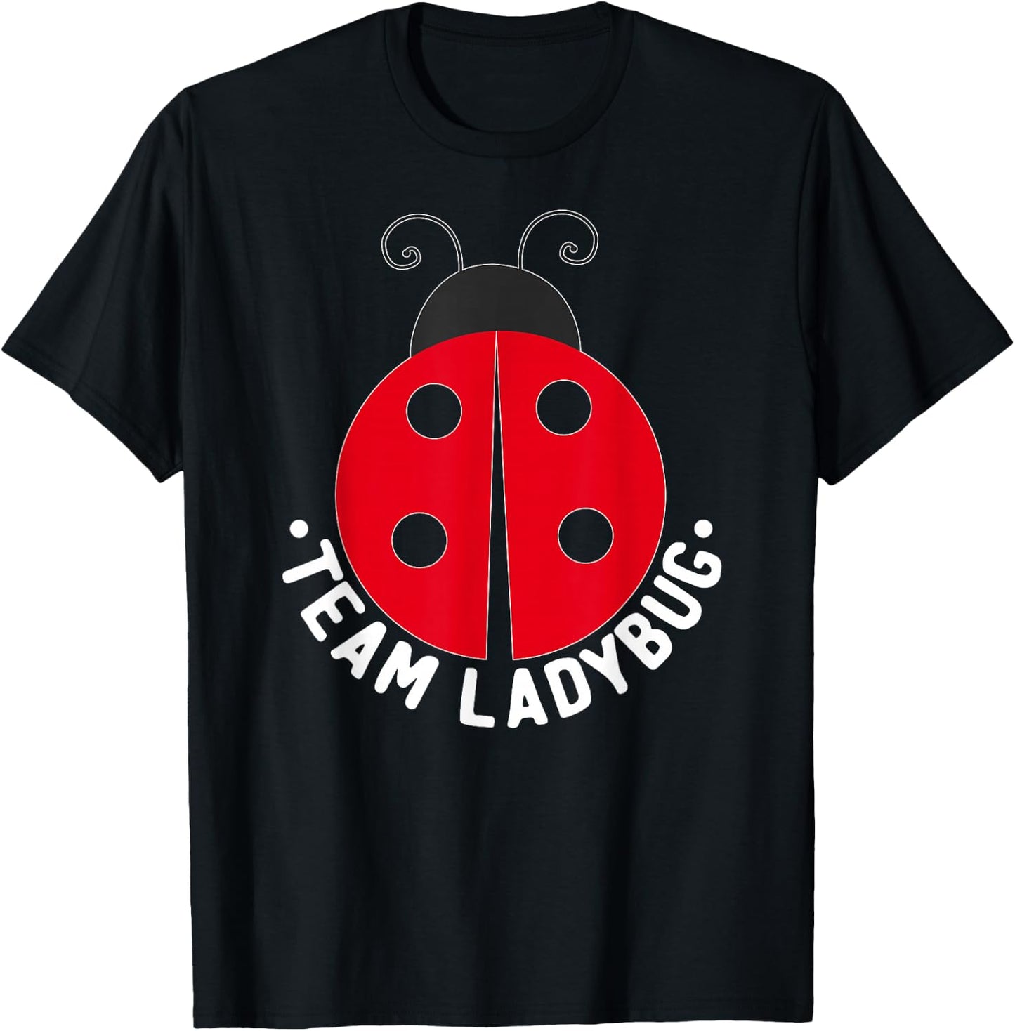 Ladybug Squad Team Ladybugs T-Shirt - T-Shirt | Black