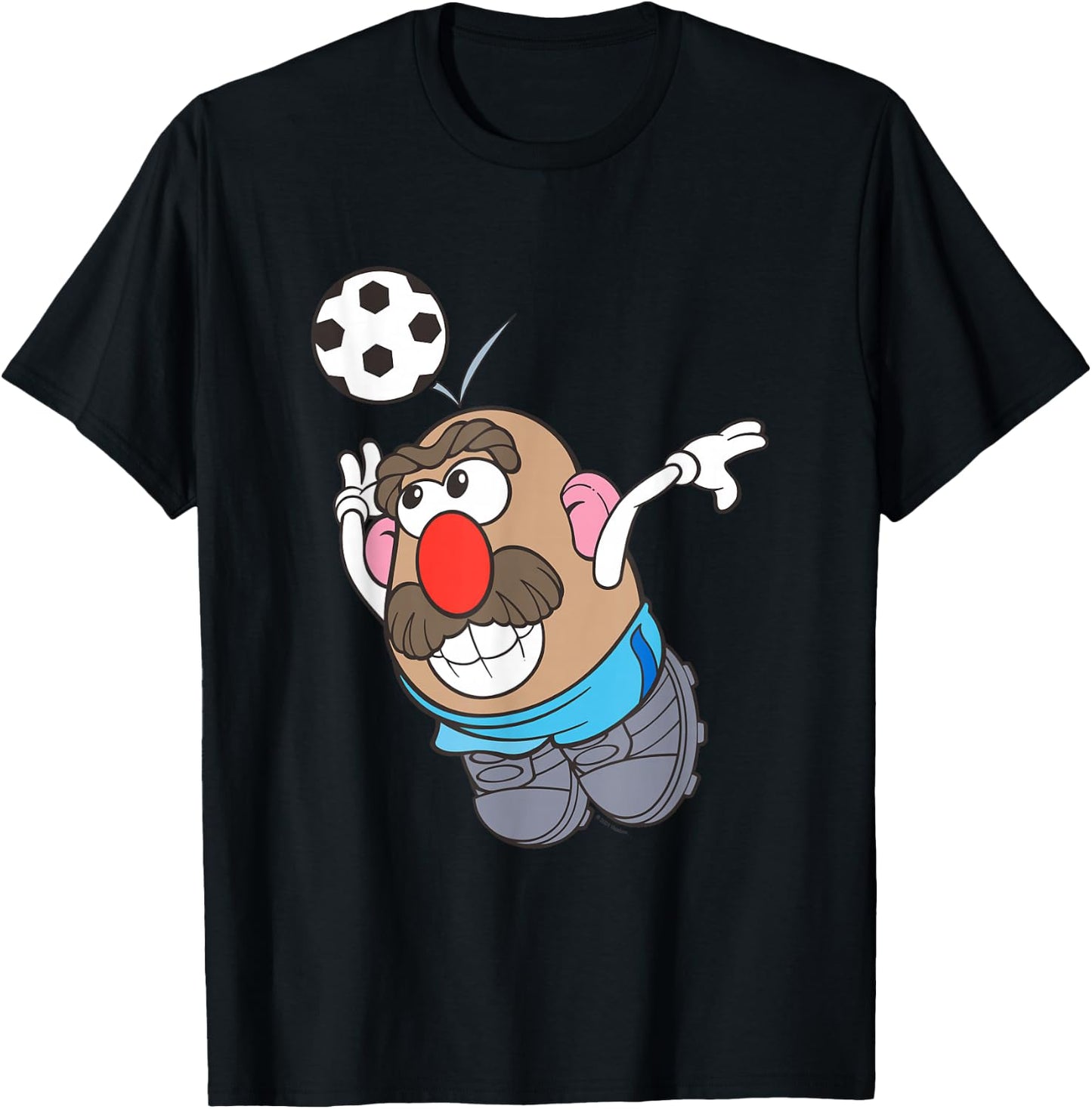 Mr Potato Head World Cup Football Header T-Shirt - T-Shirt | Black