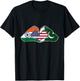 Heart hands India, Pakistan and the USA T-Shirt - T-Shirt | Black