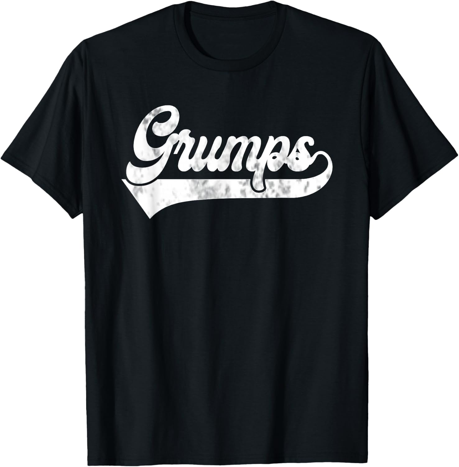 Grumps Vintage Retro Father's Day for Papa Grandpa T-Shirt - T-Shirt | Black