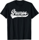 Grumps Vintage Retro Father's Day for Papa Grandpa T-Shirt - T-Shirt | Black