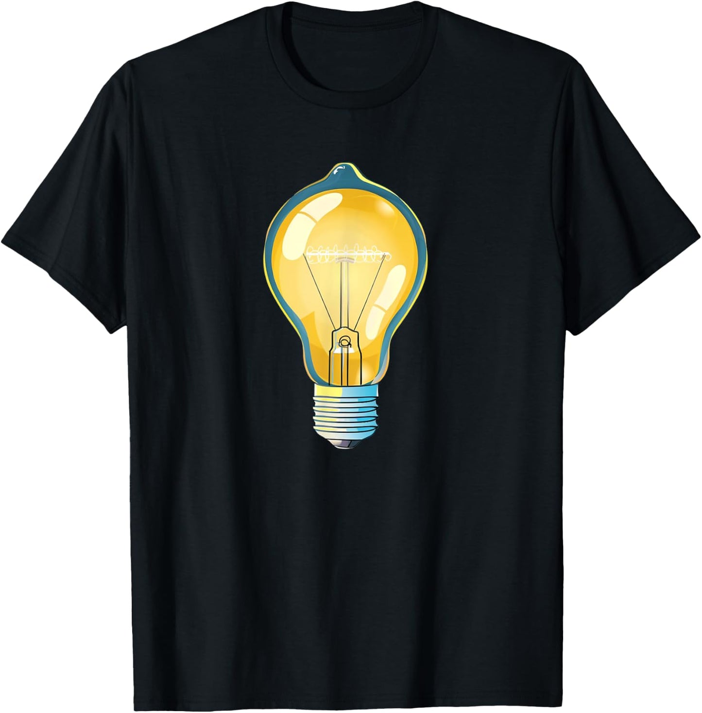 Brightly shining Light Bulb Costume T-Shirt - T-Shirt | Black
