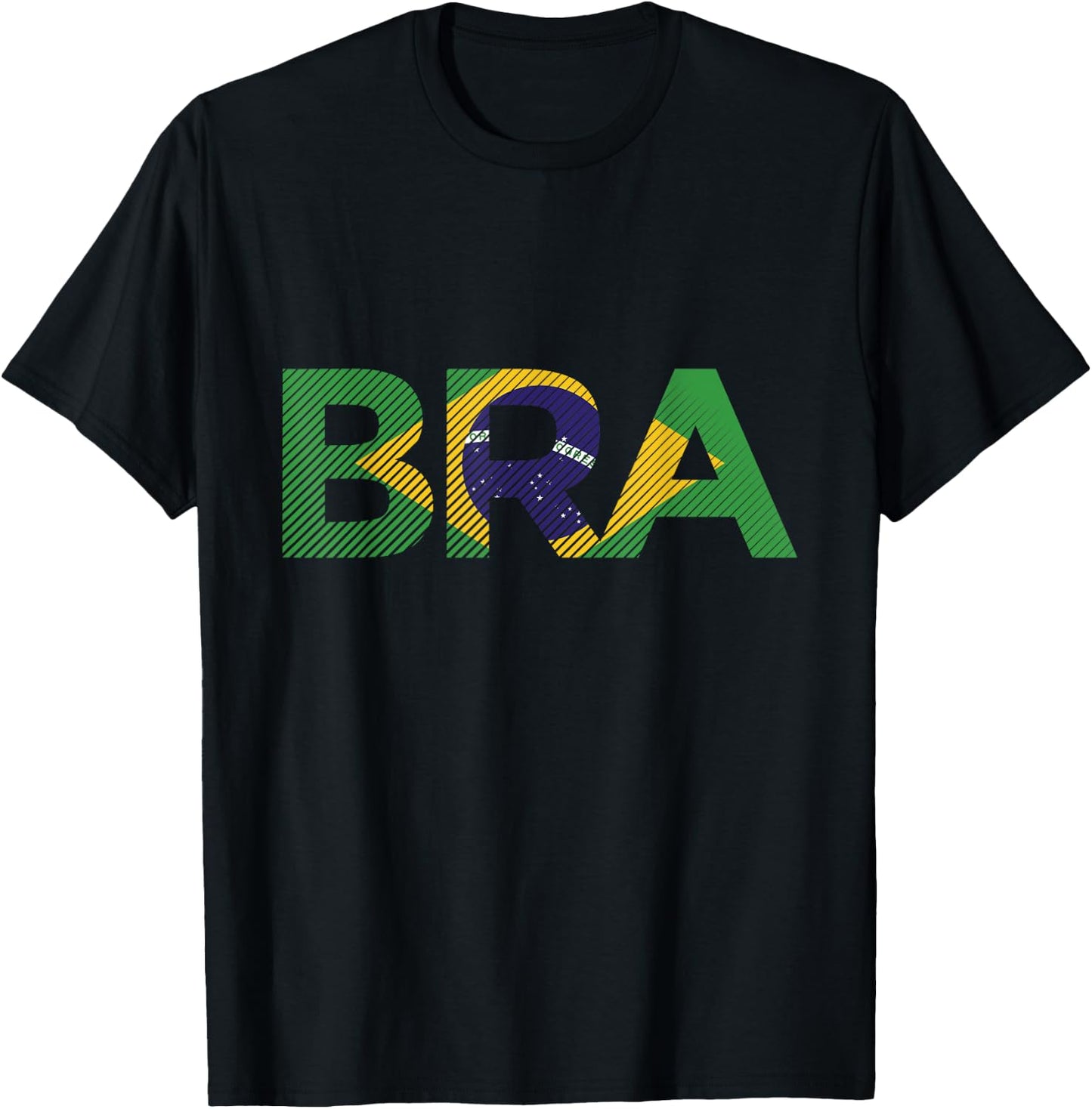 Brazil Independence Day Born in Brazil Flag Love Brasil T-Shirt - T-Shirt | Black