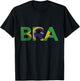 Brazil Independence Day Born in Brazil Flag Love Brasil T-Shirt - T-Shirt | Black