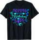 Mommy Of The Birthday Mermaid Girl Bday Party Squad Family T-Shirt - T-Shirt | Black