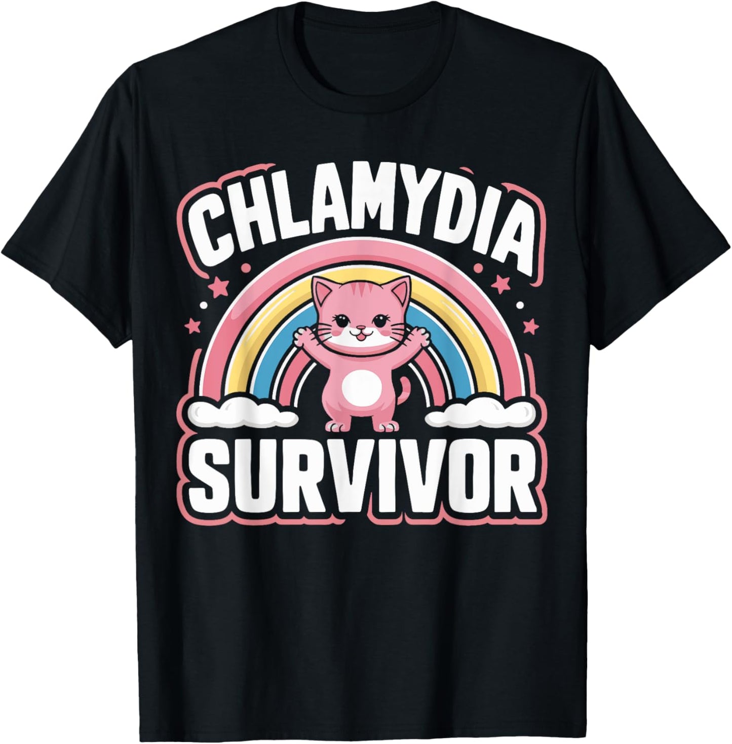 Chlamydia Survivor T-Shirt - T-Shirt | Black