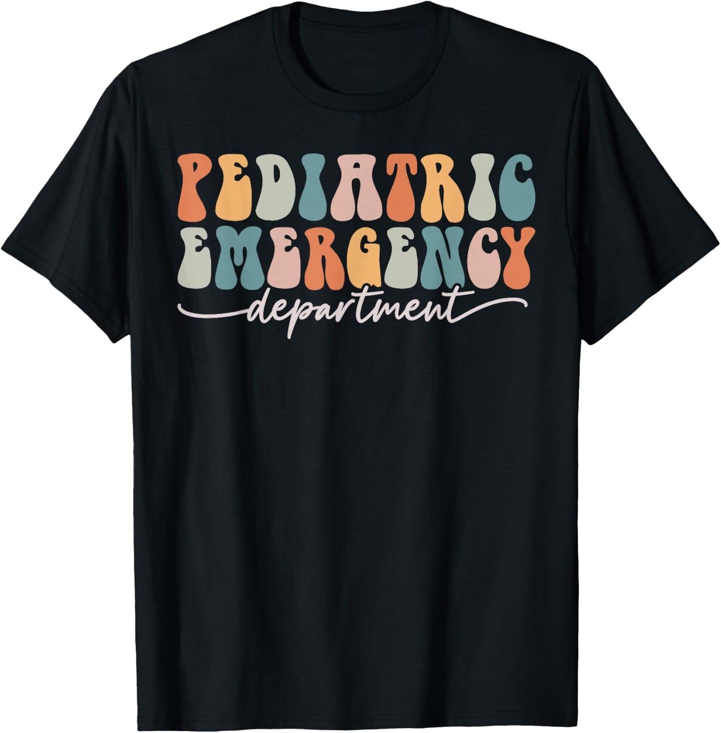 Pediatric Emergency Department - Pediatric ER Nurse & Doctor T-Shirt - T-Shirt | Black