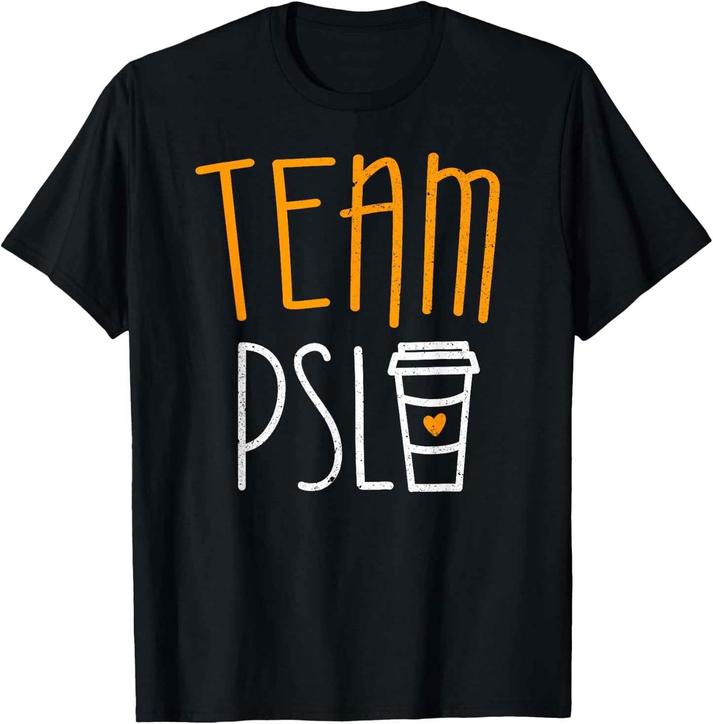 Team PSL Shirt Men Women Kids Pumpkin Spice Latte Lover T-Shirt - T-Shirt | Black