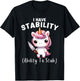 Funny Unicorn I Have Stability The Ability To Stab T-Shirt - T-Shirt | Black