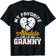 My Favorite Athlete Calls Me Granny Funny Track and Field T-Shirt - T-Shirt | Black