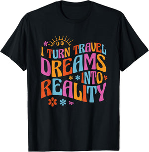 Travel Agency Travel Agent T-Shirt - T-Shirt | Black