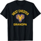 West Chester University Golden Rams Arched Grandpa T-Shirt - T-Shirt | Black
