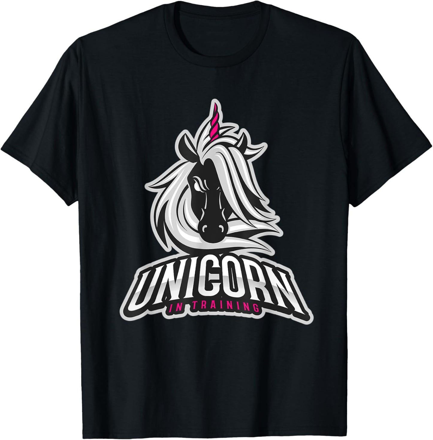 Unicorn In Training Gift Kids Men Women T-Shirt - T-Shirt | Black