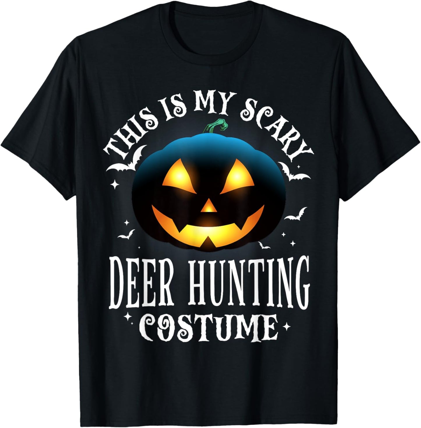 Deer Hunting Halloween Matching Pajama Costume T-Shirt - T-Shirt | Black
