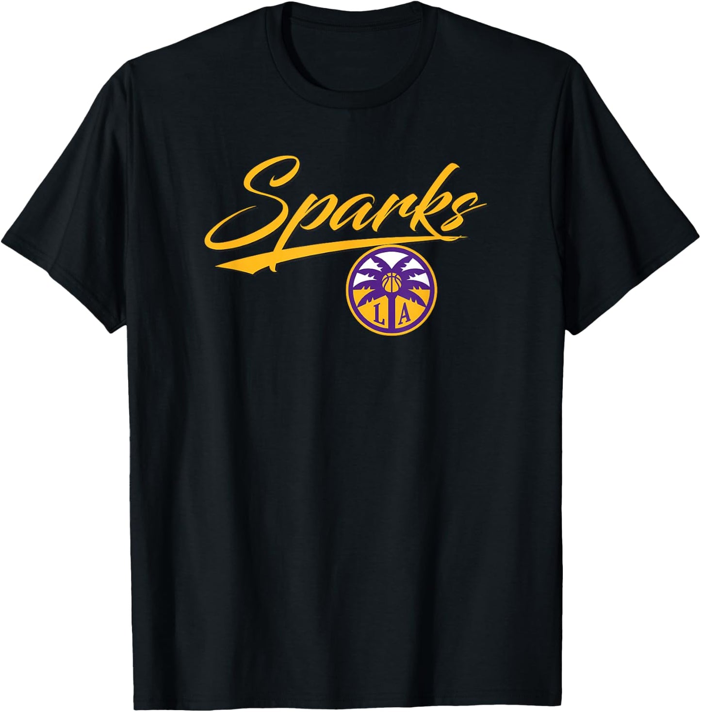 WNBA Los Angeles Sparks Officially Licensed T-Shirt - T-Shirt | Black