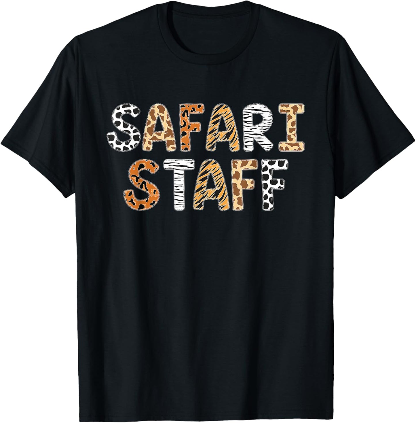 Safari Staff Art Women Zookeeper Costume Zoo Jungle T-Shirt - T-Shirt | Black