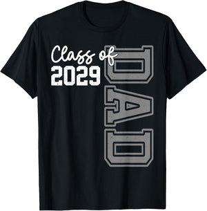 Senior Dad 29 Class Of 2029 Graduation Father T-Shirt - T-Shirt | Black