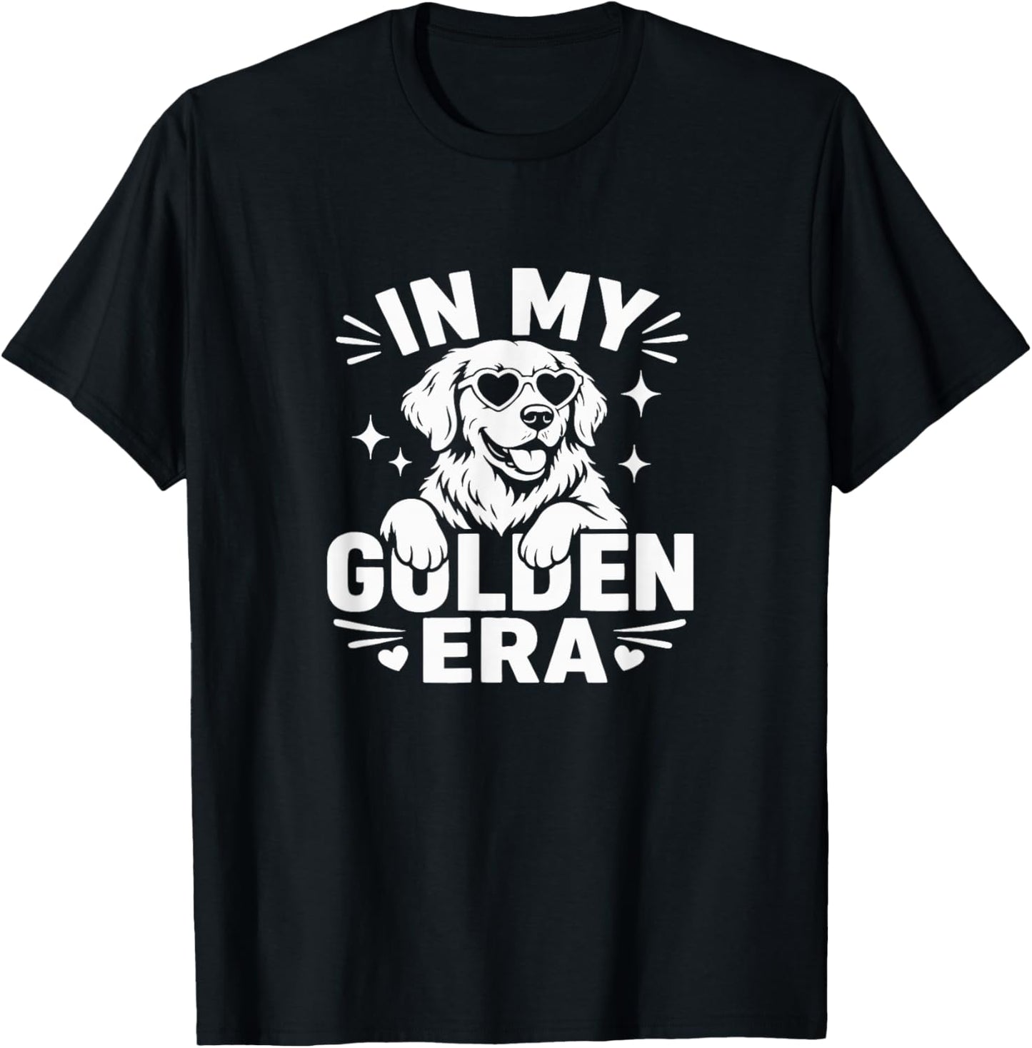 in My Golden Era - Golden Retriever T-Shirt - T-Shirt | Black