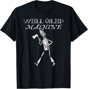 Wizard Of Oz -Oz Tin Man Shirt-Well Oiled Machine T-Shirt - T-Shirt | Black