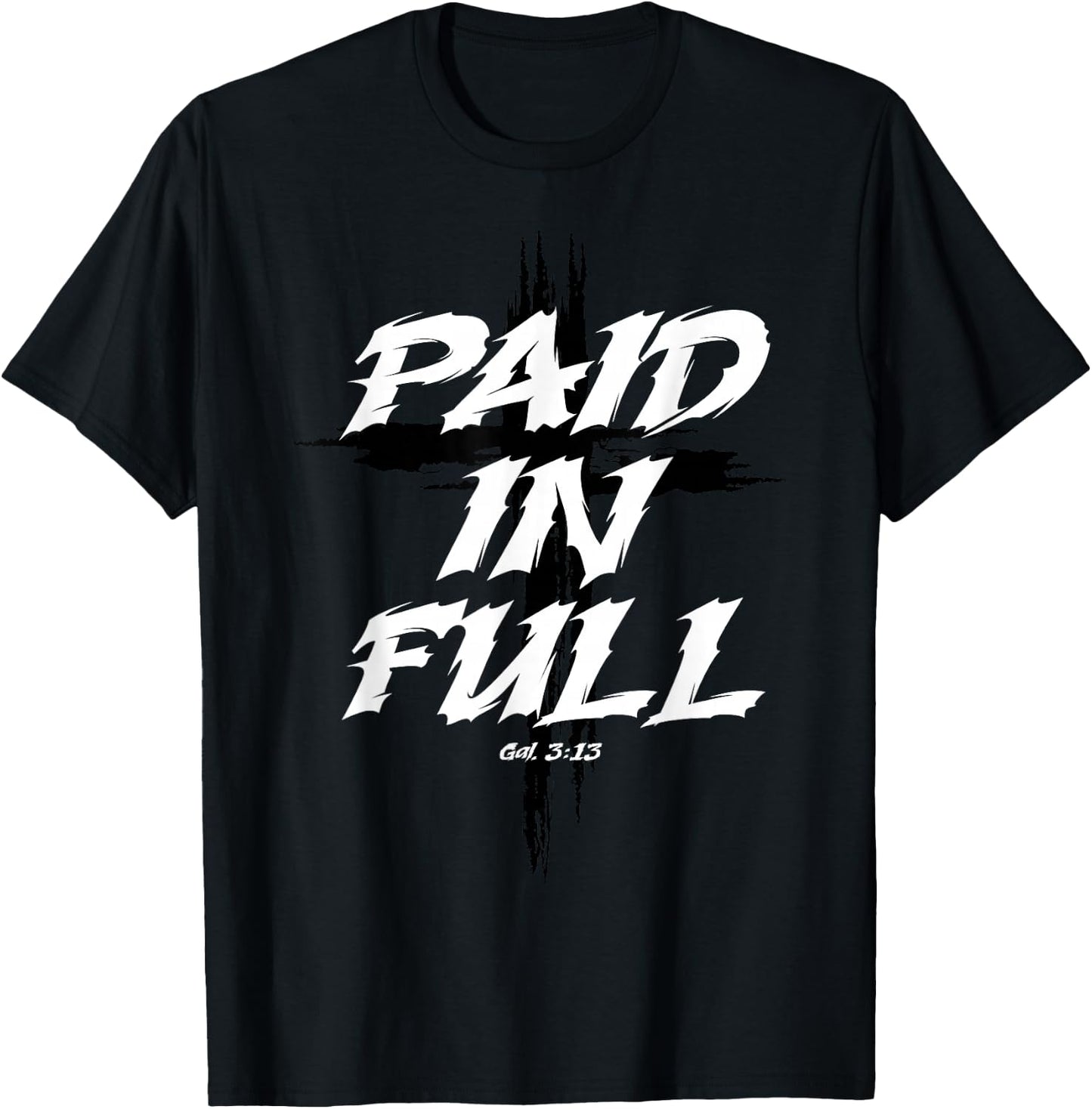 Paid In Full Cross T-Shirt - T-Shirt | Black