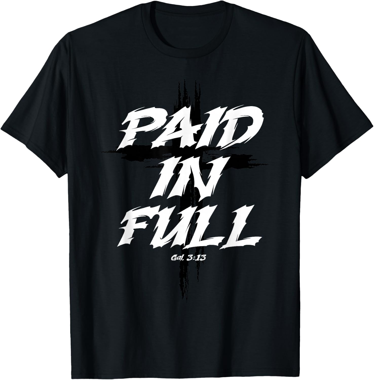 Paid In Full Cross T-Shirt - T-Shirt | Black