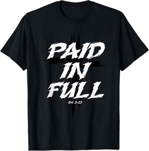 Paid In Full Cross T-Shirt - T-Shirt | Black
