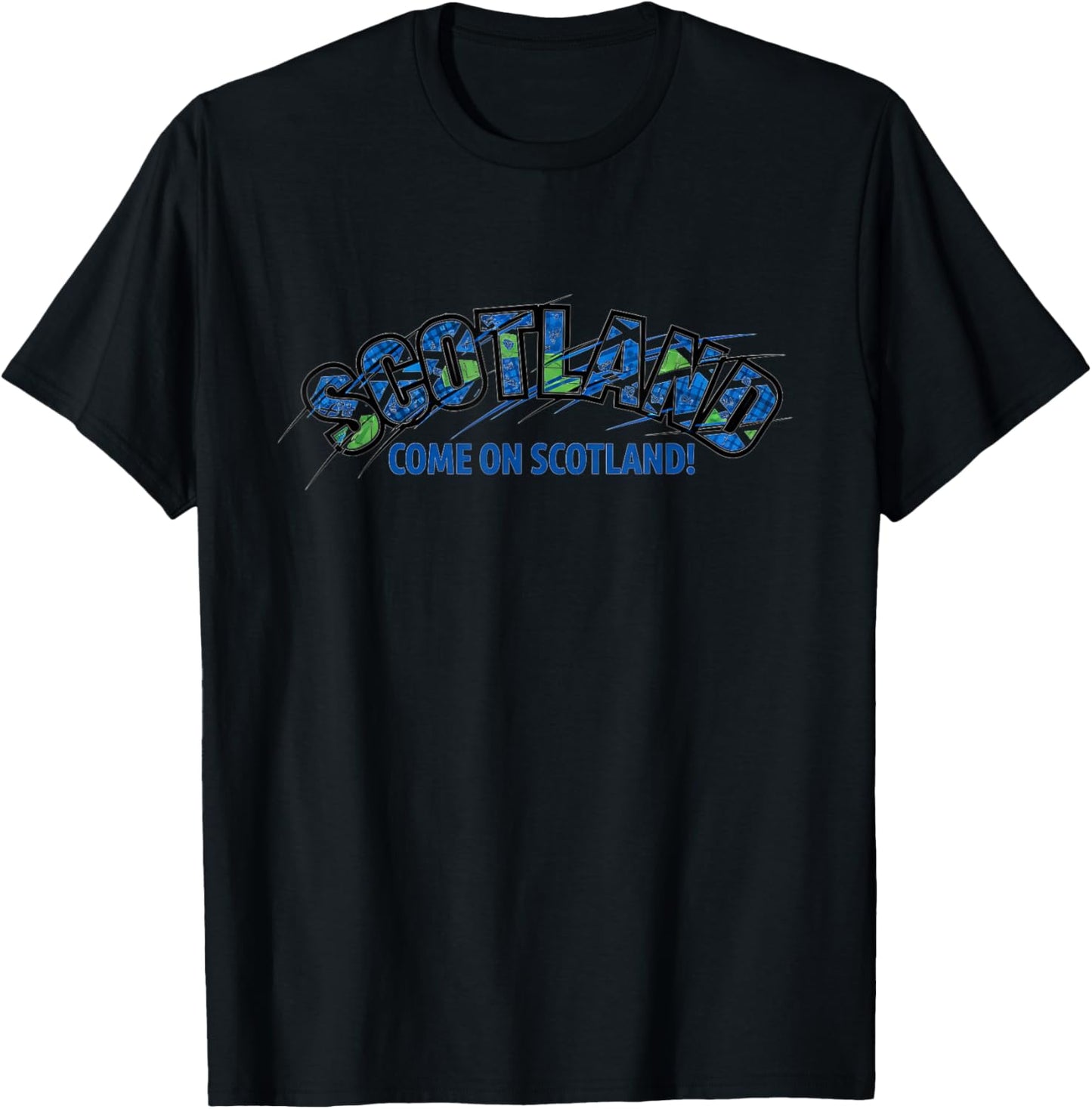 Soccer Fan Shirt 2026 Scotland Come On Scotland T-Shirt - T-Shirt | Black