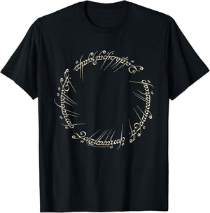 The Lord of The Rings One Ring to Rule Them All T-Shirt - T-Shirt | Black