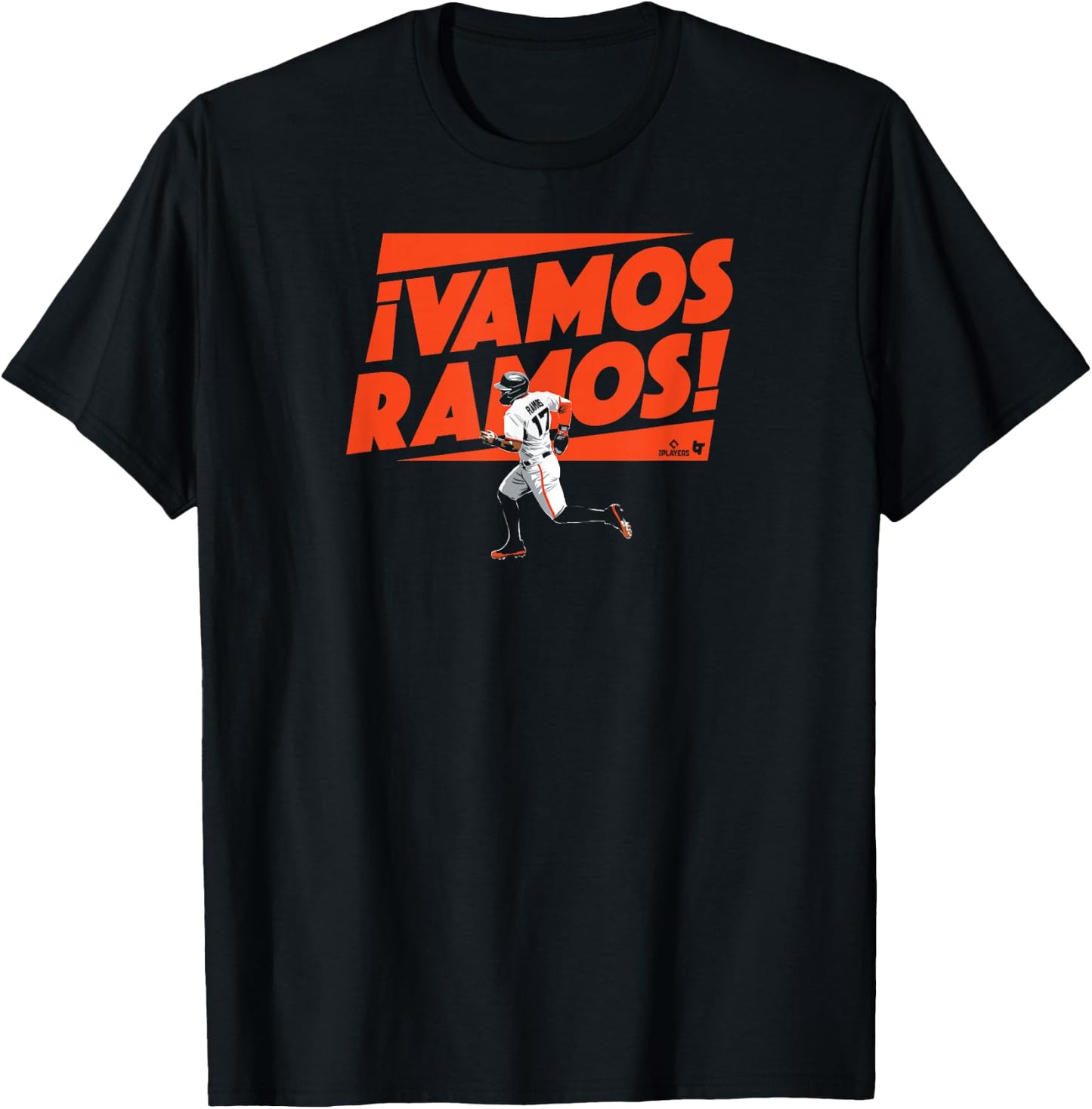 Heliot Ramos: Vamos Ramos - San Fransisco Baseball T-Shirt - T-Shirt | Black
