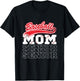 Baseball Senior Mom Class of Baseball Mama Mother's Day T-Shirt - T-Shirt | Black