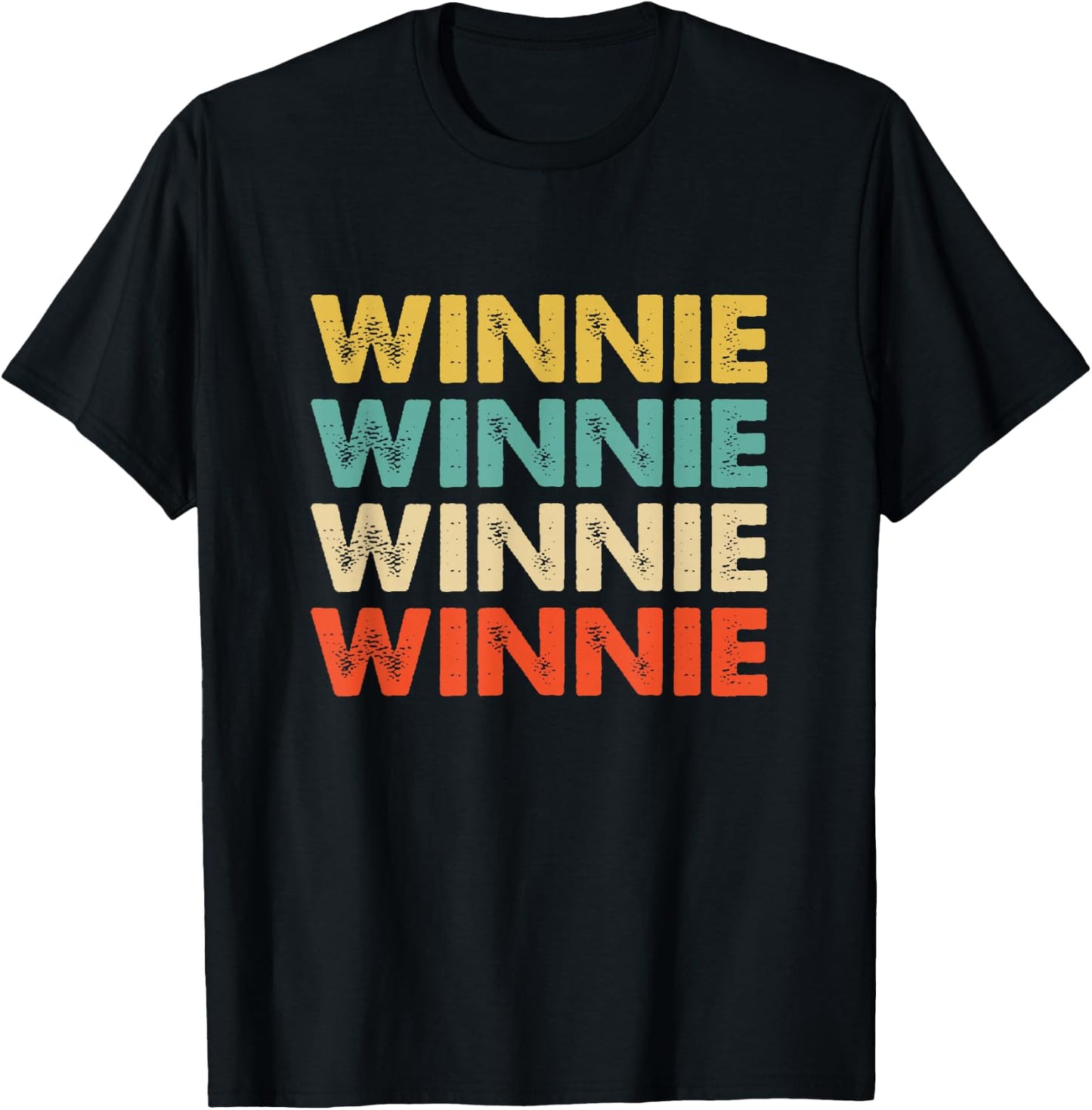 Winnie Name T-Shirt - T-Shirt | Black