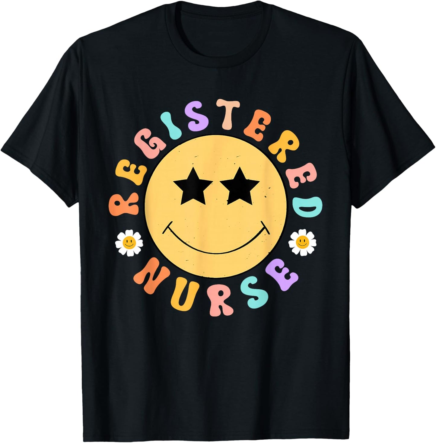 Registered Nurse - RN Nursing Nurse Day & Nurse Week T-Shirt - T-Shirt | Black