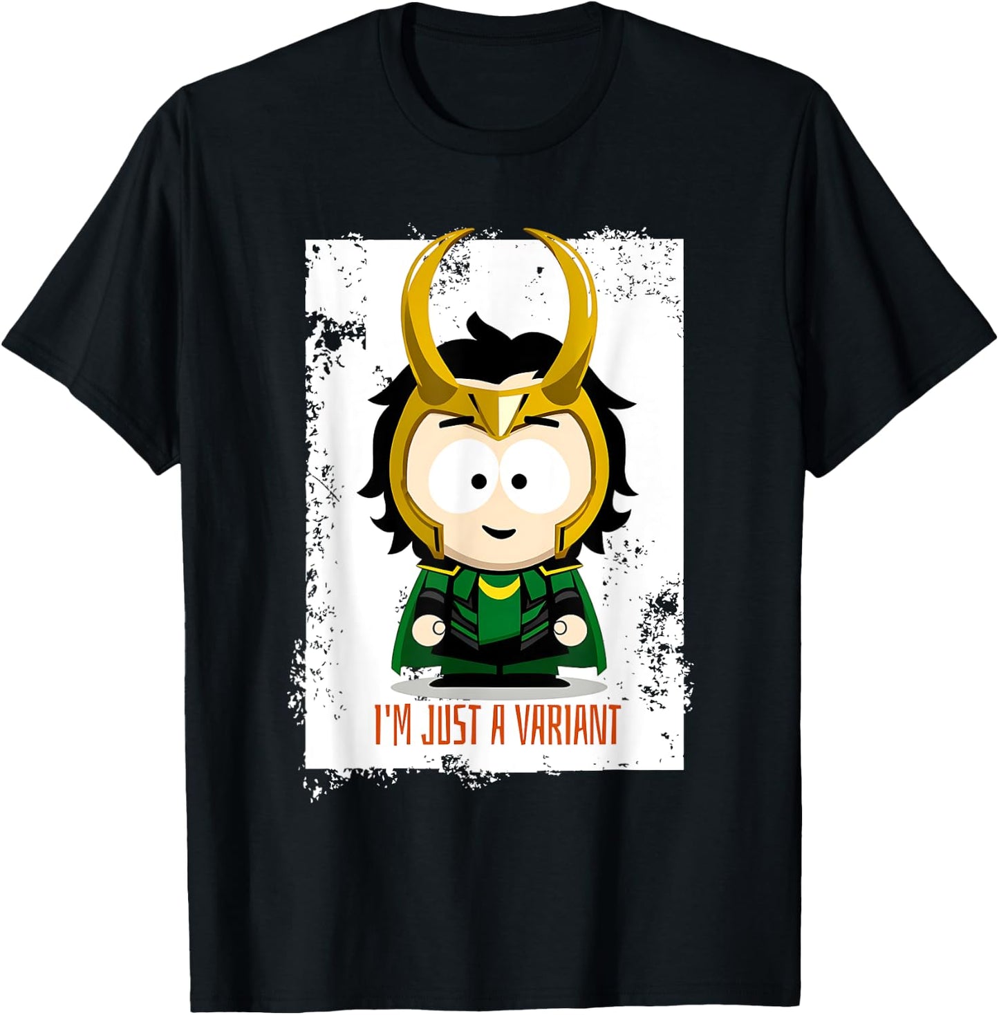 Cute Loki Variant Meme - I'm Just a Variant Chibi Character T-Shirt - T-Shirt | Black