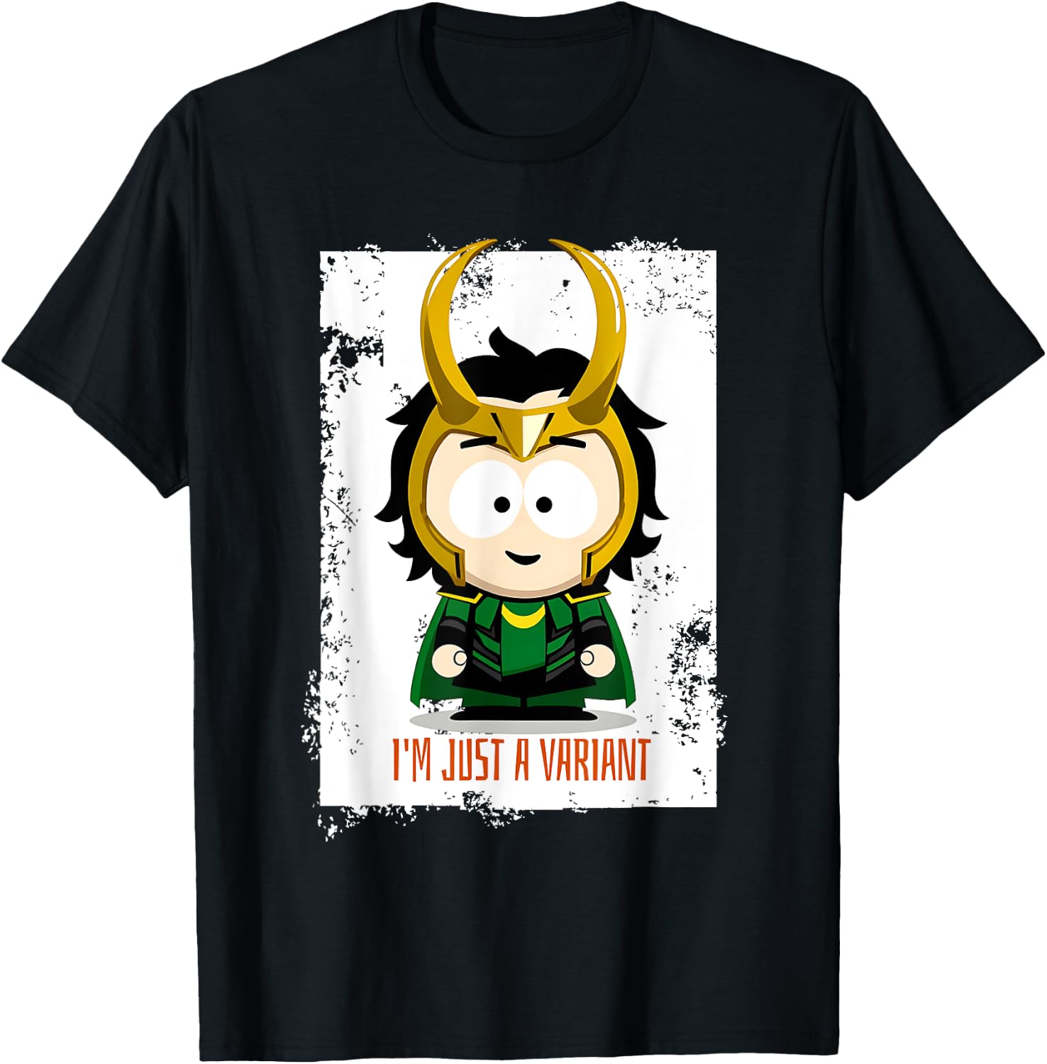 Cute Loki Variant Meme - I'm Just a Variant Chibi Character T-Shirt - T-Shirt | Black