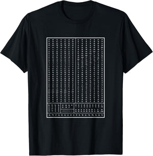 Ethiopian Ge'ez Alphabets T-Shirt - T-Shirt | Black