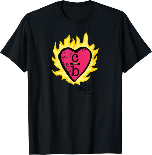 One Tree Hill Clothes Over Bros Heart T-Shirt - T-Shirt | Black