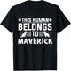 Dog Name Maverick Personalised Gift Maverick Dog T-Shirt - T-Shirt | Black